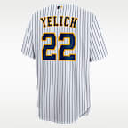 MLB Milwaukee Brewers (Christian Yelich) Men's Replica Baseball Jersey