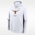 Sudadera con gorro sin cierre universitaria Nike para hombre Texas Club Basketball 2-Hit