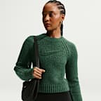 Nike Sportswear Chill Knit Dar Kesimli Uzun Kollu Kadın Sweatshirt'ü