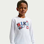 Nike Little Kids' Graphic Long-Sleeve T-Shirt