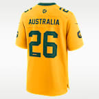 Jersey de futbol Nike x NFL Game de la selección de Australia para hombre
