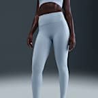 Damskie legginsy o pełnej długości z wysokim stanem bez przedniego szwu Nike Universa