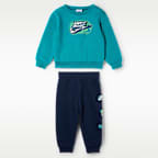 Nike Sportswear Baby (12-24M) Brand Ambassador 2-Piece Fleece Crew Set