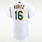 Jersey Nike de la MLB Authentic para hombre Nick Kurtz Athletics 2025 MLB Awards Gold Batterman