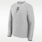 Sudadera de cuello redondo sin cierre Nike Tech Fleece de la NFL para hombre de los Green Bay Packers