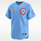 Jersey Nike Dri-FIT ADV de la MLB Limited para hombre Seiya Suzuki Chicago Cubs
