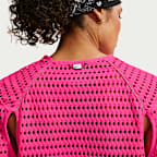 Nike Radical AirFlow After Dark Tour Women's Aero-FIT Long-Sleeve Cropped Running Top