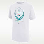 Playera Nike Dri-FIT de la NFL para niños talla grande Miami Dolphins Icon Legend Edition