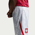 Poland 2026 Stadium Home Men's Nike Dri-FIT Football Replica Shorts