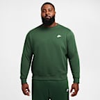 Sudadera de cuello redondo para hombre Nike Sportswear Club Fleece