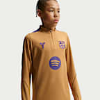 F.C. Barcelona Strike Away Older Kids' Kobe Dri-FIT Football Knit Drill Top