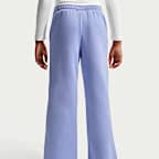 Pants con dobladillo abierto para niña Nike Sportswear Studio Fleece