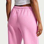 Nike Studio Fleece Medium Weight Women's Mid-Rise Wide-Leg Trousers