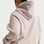 Nike Studio Fleece Medium Weight Women's Oversized Pullover Logo Hoodie