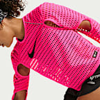 Nike Radical AirFlow After Dark Tour Women's Aero-FIT Long-Sleeve Cropped Running Top