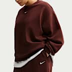 Pants de tiro medio y pierna amplia para mujer Nike Studio Fleece Medium Weight