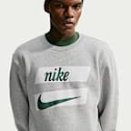 Sudadera de cuello redondo de tejido Fleece para hombre Nike Club