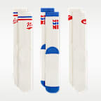 ナイキ エブリデイ プラス クルー ソックス (3足)