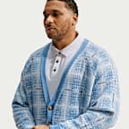 Nike Tartan Men's Loose Golf Cardigan