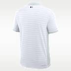 New York Yankees Authentic Collection Striped Victory Men's Nike Dri-FIT MLB Polo