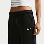 Nike Studio Fleece Medium Weight Women's Mid-Rise Wide-Leg Trousers