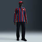 Ronaldinho FC Barcelona 2005/06 Reissue Men's Nike Soccer Replica Long-Sleeve Jersey