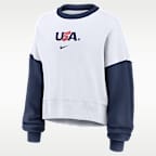 USA Baseball 2026 World Baseball Classic Women's Nike Pullover Crew