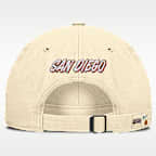 Gorra de rejilla Nike de la MLB ajustable para hombre San Diego Padres City Connect Club