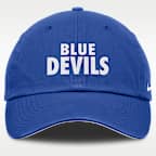 Gorra universitaria Nike ajustable para hombre Duke Chant Club