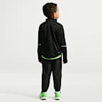 Nike Younger Kids' Dri-FIT Miler Quarter-Zip Top and Trousers Set