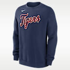 Detroit Tigers Wordmark Men's Nike MLB Pullover Crew