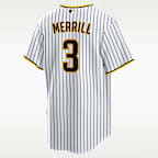 Jackson Merrill San Diego Padres Men's Nike MLB Replica Jersey