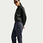 Joggers de tiro medio para mujer Nike Studio Fleece Medium Weight