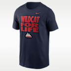 Arizona Sideline Slogan Men's Nike Dri-FIT College Long-Sleeve T-Shirt