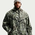 Chamarra de tejido Woven Dri-FIT de cierre completo para hombre Nike Tech