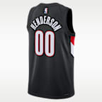 Scoot Henderson Portland Trail Blazers Icon Edition Men's Nike Dri-FIT NBA Swingman Jersey