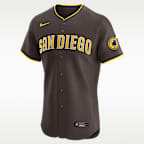 Jersey Nike Dri-FIT ADV de la MLB Elite para hombre Manny Machado San Diego Padres