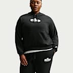 Pants de tiro medio Nike Sportswear con gráfico para mujer Club Fleece (talla grande)