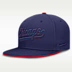 Gorra Nike Dri-FIT de la MLB ajustada para hombre Chicago Cubs True