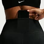 Leggings a tutta lunghezza e vita alta con staffa Nike One – Donna