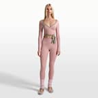 NikeSKIMS Stretch Knit Women's Long-Sleeve Wrap Top