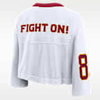 USC Logo Women's Nike Dri-FIT College Cropped Jersey