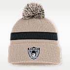 Las Vegas Raiders Rewind Peak Men's Nike NFL Cuffed Pom Beanie
