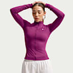 Chamarra de cierre completo Dri-FIT para mujer Nike One Fitted