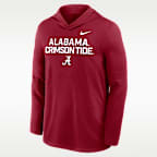 Alabama Sideline Men's Nike Dri-FIT College Long-Sleeve Hooded Top