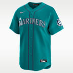 Jersey Nike Dri-FIT de la MLB Limited para hombre de Cal de los Raleigh Seattle Mariners