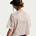 Nike Sportswear Older Kids' (Girls') Mesh Cover-Up Dance Top