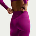 Nike Zenvy Women's High-Waisted Flared Leggings with No Front Seam