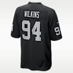 Christian Wilkins Las Vegas Raiders Men's Nike NFL Game Jersey