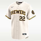 Christian Yelich Milwaukee Brewers Men's Nike Dri-FIT ADV MLB Limited Jersey